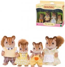 Sylvanian Families Rodina hndch veverek set 4 figurky v krabici