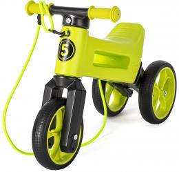 Odredlo Funny Wheels Rider SuperSport 2v1 odstrkovadlo s popruhem Zelen