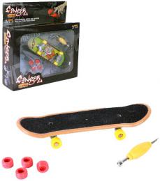 Skateboard prstov roubovac set s doplky 4 druhy v krabici