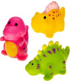 PROFIBABY Baby dinosaurus stkac set 3ks pro miminko do vany do vody