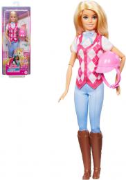 MATTEL BRB Panenka Barbie jezdkyn Malibu set s helmou